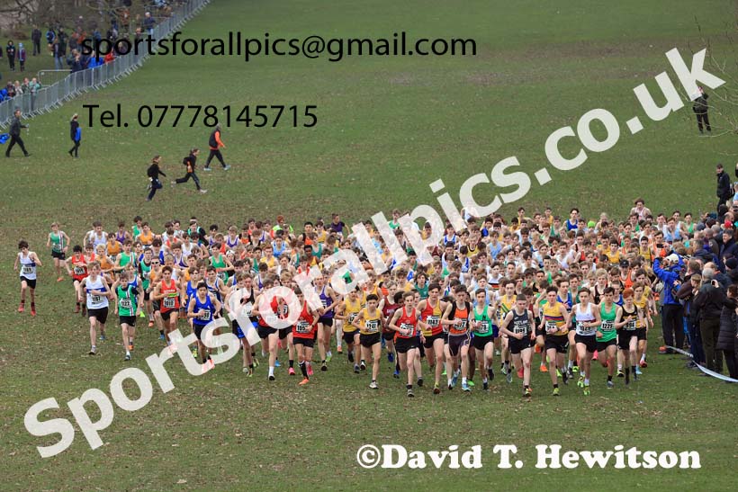 Boys Under-15s, 2024 CAU Inter Counties Cross Country Champs., Wollaton Park, Nottingham. Photo: David T. Hewitson/Sports for All Pics